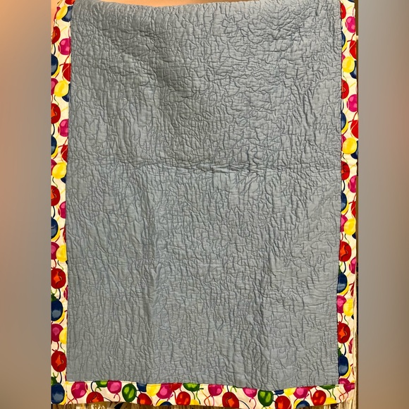 Handmade Balloon Baby Quilt Lap Blanket Pet Blanket 30” x 45” - New - Picture 3 of 3